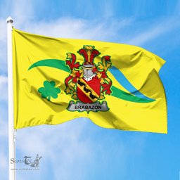 ScotsTee Shop Irish Brabazon Coat of Arms Irish Family Crest The Unofficial Flag of Dún Laoghaire–Rathdown County Council Flag