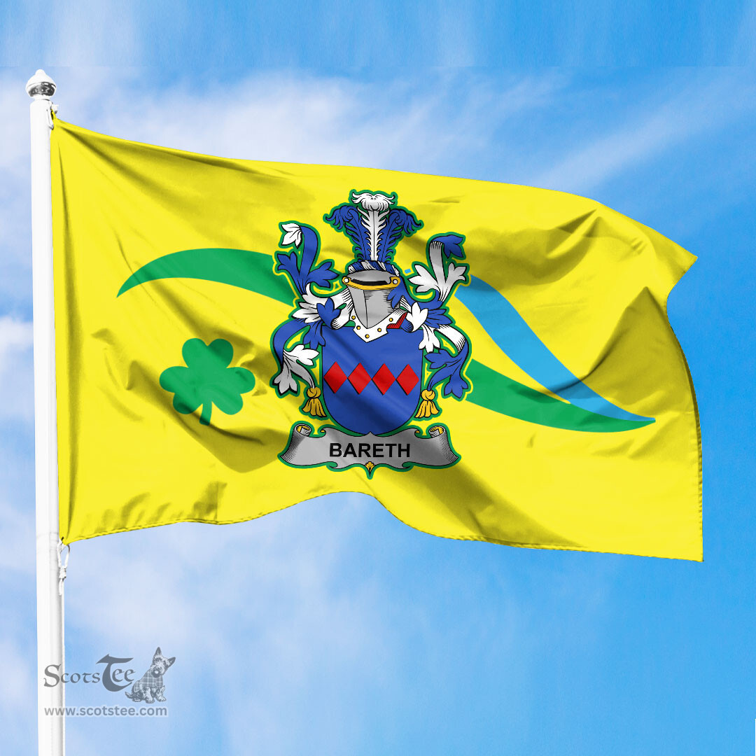 ScotsTee Shop Irish Bareth Coat of Arms Irish Family Crest The Unofficial Flag of Dún Laoghaire–Rathdown County Council Flag