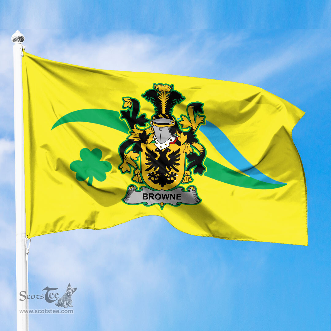 ScotsTee Shop Irish Browne Coat of Arms Irish Family Crest The Unofficial Flag of Dún Laoghaire–Rathdown County Council Flag