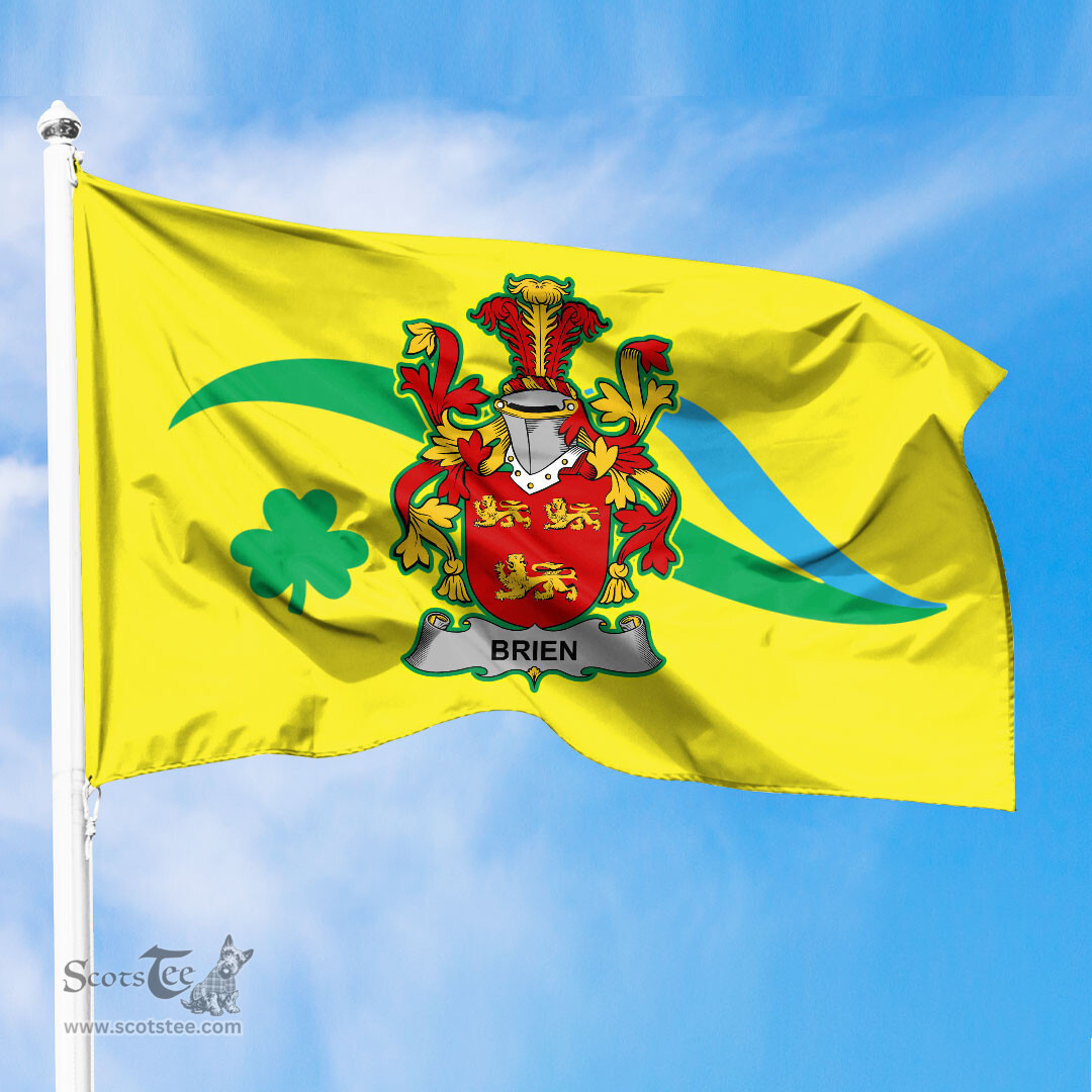 ScotsTee Shop Irish Brien or Bryan Coat of Arms Irish Family Crest The Unofficial Flag of Dún Laoghaire–Rathdown County Council Flag