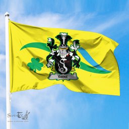 ScotsTee Shop Irish Dane or O Dane Coat of Arms Irish Family Crest The Unofficial Flag of Dún Laoghaire–Rathdown County Council Flag