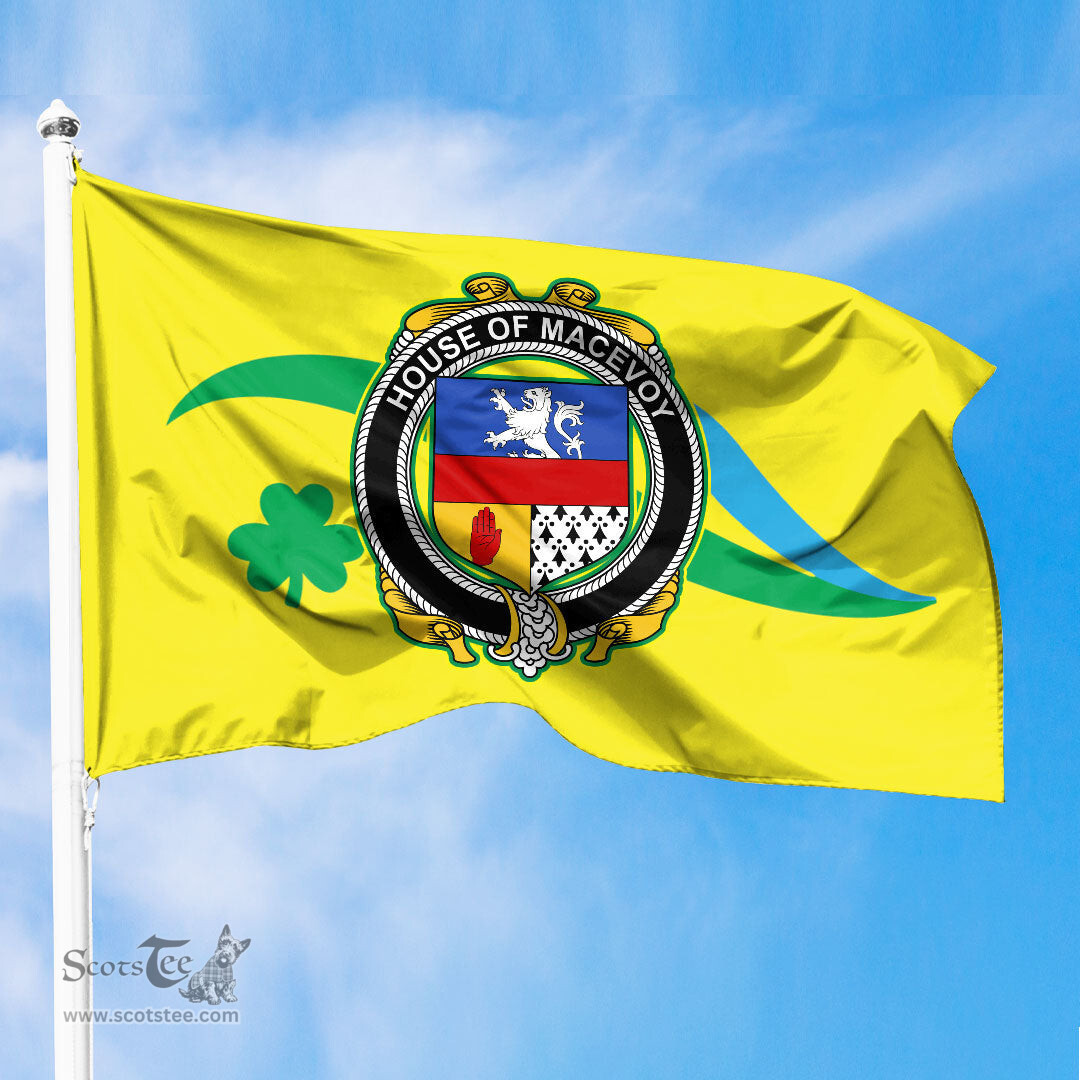 ScotsTee Shop Irish House of MACEVOY Coat of Arms Irish Family Crest The Unofficial Flag of Dún Laoghaire–Rathdown County Council Flag