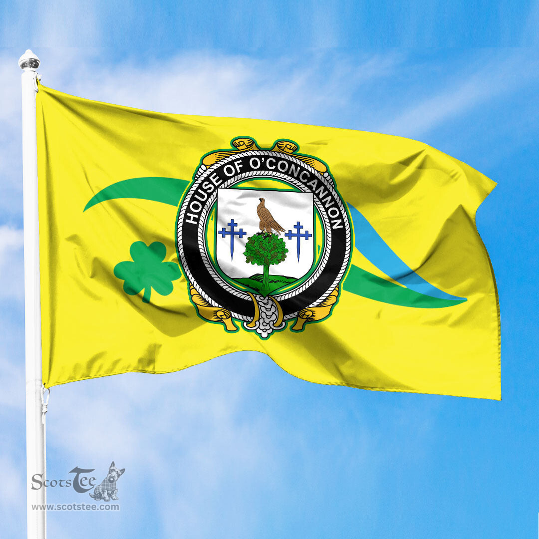 ScotsTee Shop Irish House of O CONCANNON Coat of Arms Irish Family Crest The Unofficial Flag of Dún Laoghaire–Rathdown County Council Flag