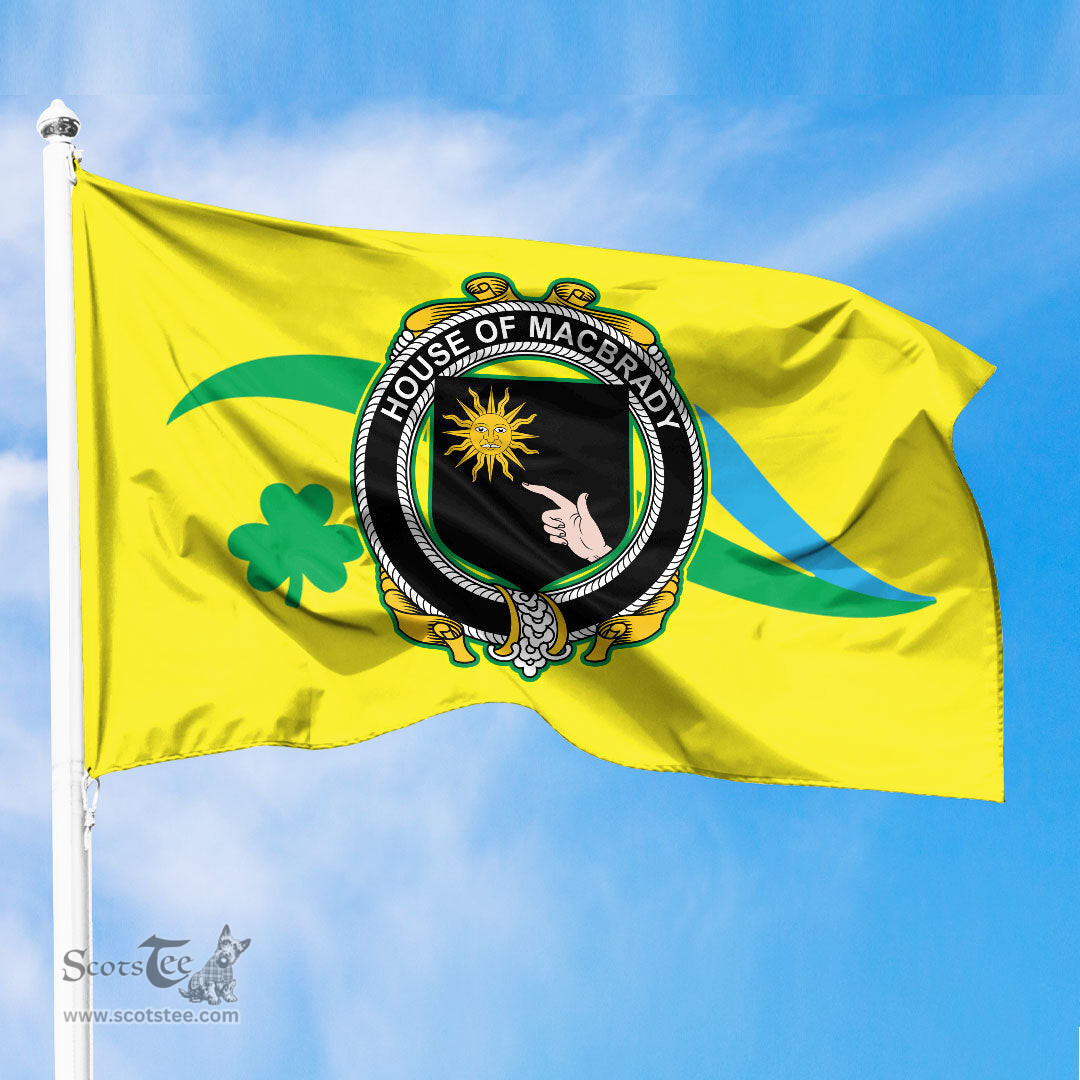 ScotsTee Shop Irish House of MACBRADY Coat of Arms Irish Family Crest The Unofficial Flag of Dún Laoghaire–Rathdown County Council Flag