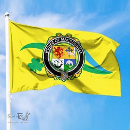 ScotsTee Shop Irish House of MACDONNELL of the Glens Coat of Arms Irish Family Crest The Unofficial Flag of Dún Laoghaire–Rathdown County Council Flag