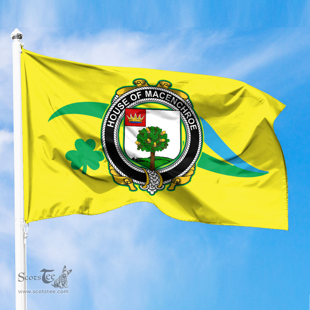 ScotsTee Shop Irish House of MACENCHROE Coat of Arms Irish Family Crest The Unofficial Flag of Dún Laoghaire–Rathdown County Council Flag