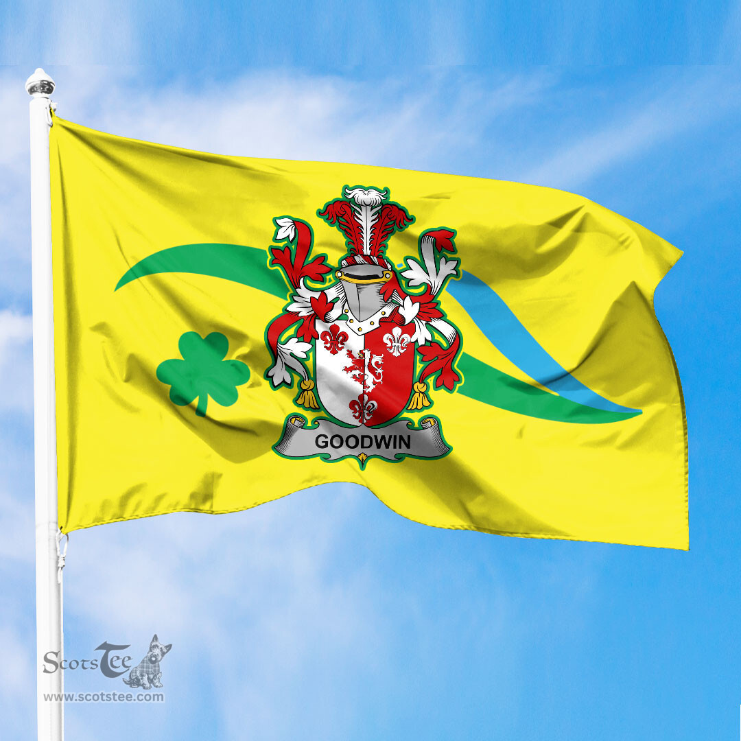 ScotsTee Shop Irish Goodwin Coat of Arms Irish Family Crest The Unofficial Flag of Dún Laoghaire–Rathdown County Council Flag