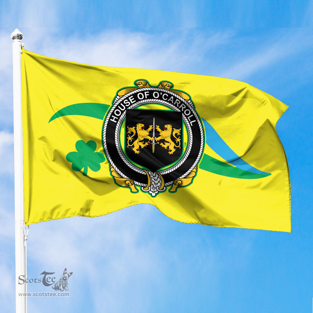 ScotsTee Shop Irish House of O CARROLL Coat of Arms Irish Family Crest The Unofficial Flag of Dún Laoghaire–Rathdown County Council Flag