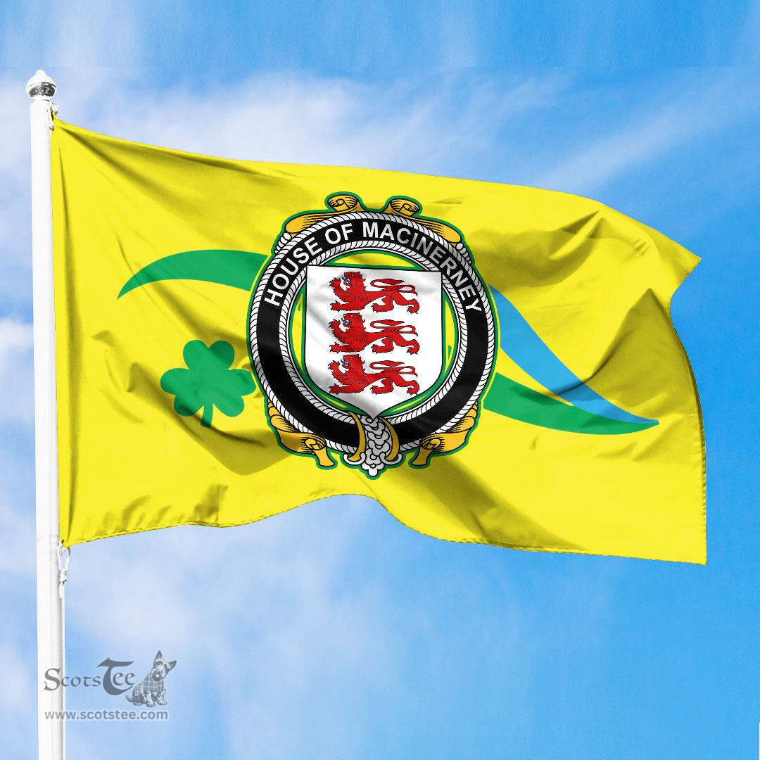 ScotsTee Shop Irish House of MACiNERNEY Coat of Arms Irish Family Crest The Unofficial Flag of Dún Laoghaire–Rathdown County Council Flag