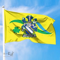 ScotsTee Shop Irish Fortescue Coat of Arms Irish Family Crest The Unofficial Flag of Dún Laoghaire–Rathdown County Council Flag