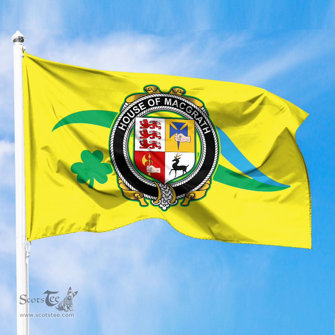 ScotsTee Shop Irish House of MACGRATH Coat of Arms Irish Family Crest The Unofficial Flag of Dún Laoghaire–Rathdown County Council Flag