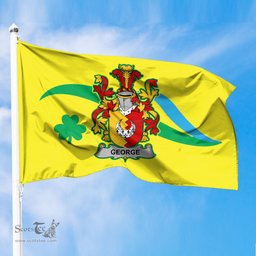 ScotsTee Shop Irish George Coat of Arms Irish Family Crest The Unofficial Flag of Dún Laoghaire–Rathdown County Council Flag