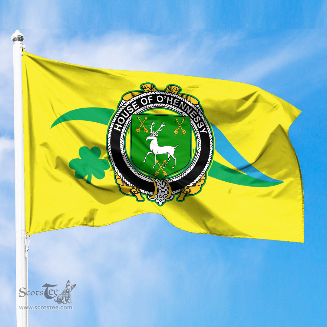 ScotsTee Shop Irish House of O HENNESSY Coat of Arms Irish Family Crest The Unofficial Flag of Dún Laoghaire–Rathdown County Council Flag