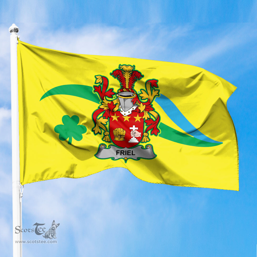 ScotsTee Shop Irish Friel or O Friel Coat of Arms Irish Family Crest The Unofficial Flag of Dún Laoghaire–Rathdown County Council Flag