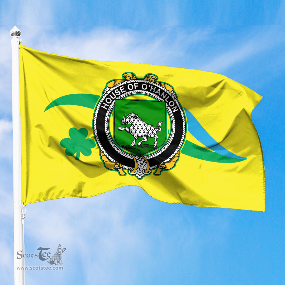ScotsTee Shop Irish House of O HANLON Coat of Arms Irish Family Crest The Unofficial Flag of Dún Laoghaire–Rathdown County Council Flag