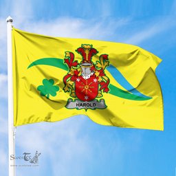 ScotsTee Shop Irish Harold or Harrell Coat of Arms Irish Family Crest The Unofficial Flag of Dún Laoghaire–Rathdown County Council Flag