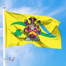 ScotsTee Shop Irish Hyde Coat of Arms Irish Family Crest The Unofficial Flag of Dún Laoghaire–Rathdown County Council Flag