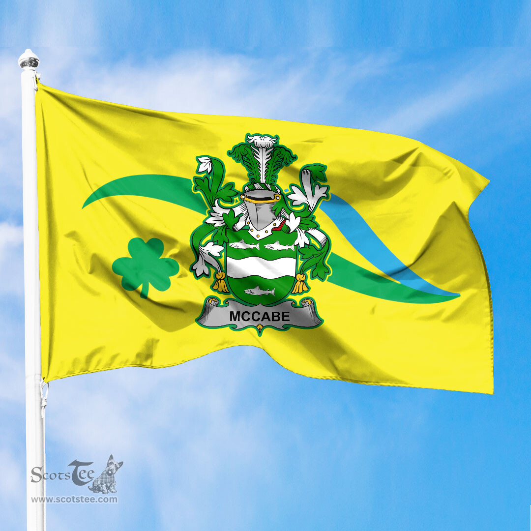 ScotsTee Shop Irish McCabe Coat of Arms Irish Family Crest The Unofficial Flag of Dún Laoghaire–Rathdown County Council Flag