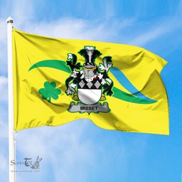 ScotsTee Shop Irish Misset Coat of Arms Irish Family Crest The Unofficial Flag of Dún Laoghaire–Rathdown County Council Flag