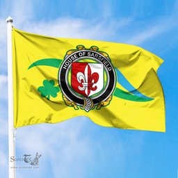 ScotsTee Shop Irish House of SARSFIELD Coat of Arms Irish Family Crest The Unofficial Flag of Dún Laoghaire–Rathdown County Council Flag