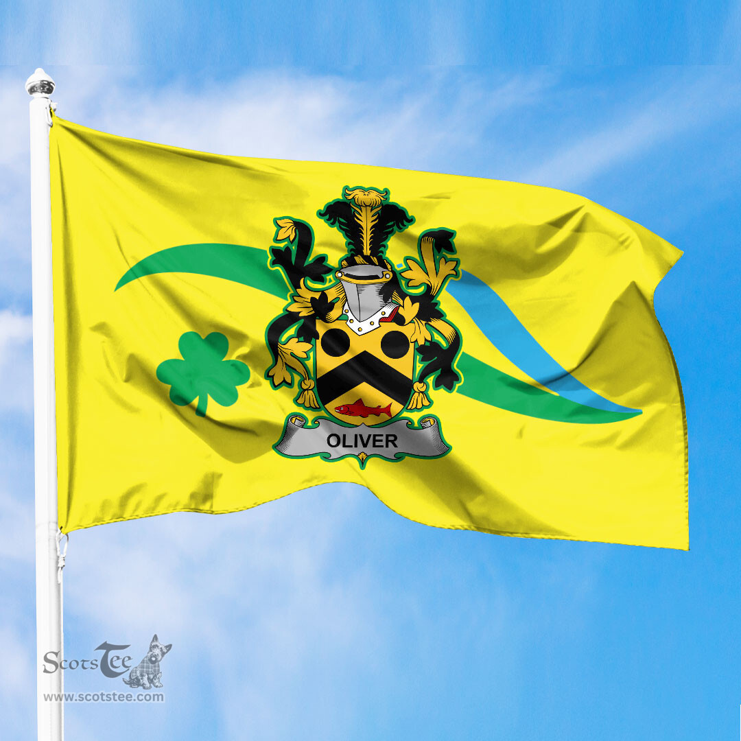 ScotsTee Shop Irish Oliver Coat of Arms Irish Family Crest The Unofficial Flag of Dún Laoghaire–Rathdown County Council Flag