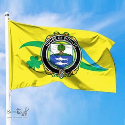 ScotsTee Shop Irish House of WOULFE Coat of Arms Irish Family Crest The Unofficial Flag of Dún Laoghaire–Rathdown County Council Flag