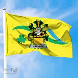 ScotsTee Shop Irish Preston Coat of Arms Irish Family Crest The Unofficial Flag of Dún Laoghaire–Rathdown County Council Flag