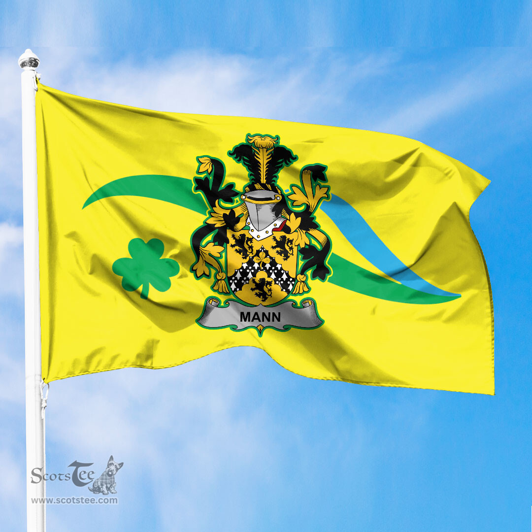 ScotsTee Shop Irish Mann Coat of Arms Irish Family Crest The Unofficial Flag of Dún Laoghaire–Rathdown County Council Flag