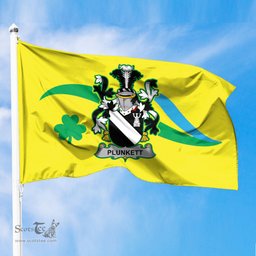 ScotsTee Shop Irish Plunkett Coat of Arms Irish Family Crest The Unofficial Flag of Dún Laoghaire–Rathdown County Council Flag
