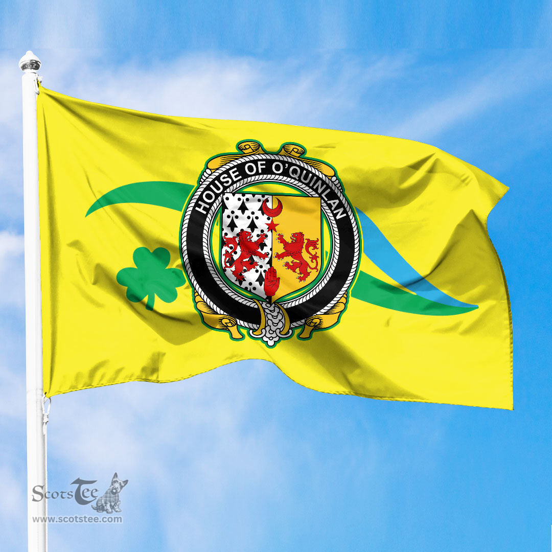 ScotsTee Shop Irish House of O QUINLAN Coat of Arms Irish Family Crest The Unofficial Flag of Dún Laoghaire–Rathdown County Council Flag