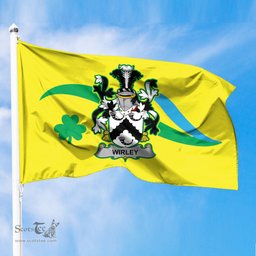 ScotsTee Shop Irish Wirley Coat of Arms Irish Family Crest The Unofficial Flag of Dún Laoghaire–Rathdown County Council Flag