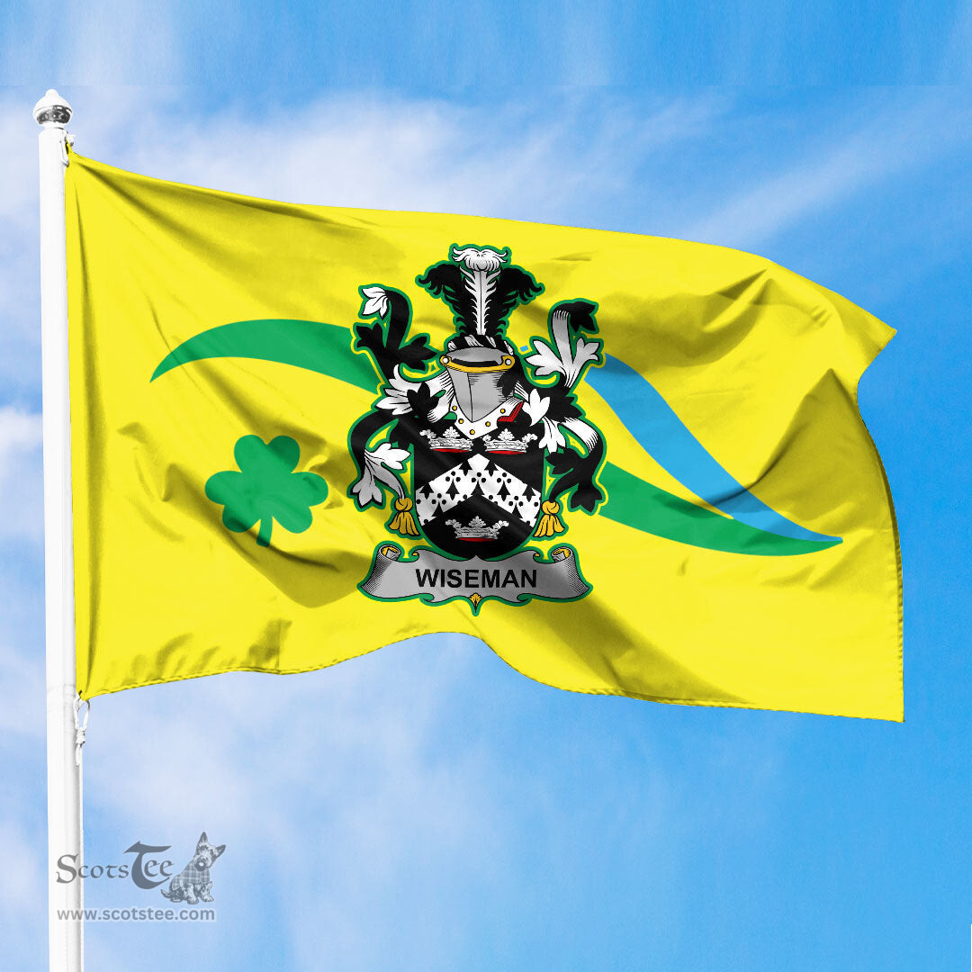 ScotsTee Shop Irish Wiseman Coat of Arms Irish Family Crest The Unofficial Flag of Dún Laoghaire–Rathdown County Council Flag