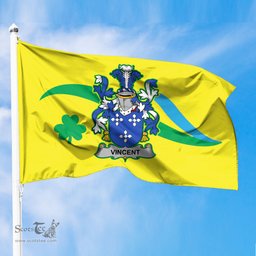 ScotsTee Shop Irish Vincent Coat of Arms Irish Family Crest The Unofficial Flag of Dún Laoghaire–Rathdown County Council Flag