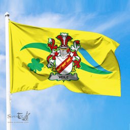 ScotsTee Shop Irish Veile or Veale Coat of Arms Irish Family Crest The Unofficial Flag of Dún Laoghaire–Rathdown County Council Flag