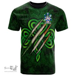 ScotsTee Shop Irish Middleton Coat of Arms Irish T Shirt Irish In Me Shamrock Scratch