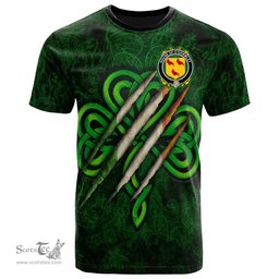 ScotsTee Shop Irish House of O GORMLEY Coat of Arms Irish T Shirt Irish In Me Shamrock Scratch