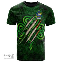 ScotsTee Shop Irish Whitney Coat of Arms Irish T Shirt Irish In Me Shamrock Scratch