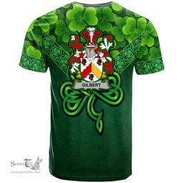 ScotsTee Shop Irish Gilbert Coat of Arms Irish T Shirt Irish Shamrock Triangle Style