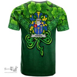 ScotsTee Shop Irish Tipping Coat of Arms Irish T Shirt Irish Shamrock Triangle Style