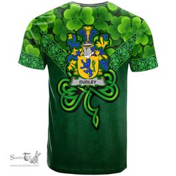 ScotsTee Shop Irish Dudley Coat of Arms Irish T Shirt Irish Shamrock Triangle Style