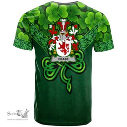 ScotsTee Shop Irish Dease Coat of Arms Irish T Shirt Irish Shamrock Triangle Style