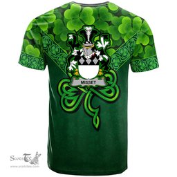 ScotsTee Shop Irish Misset Coat of Arms Irish T Shirt Irish Shamrock Triangle Style
