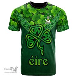 ScotsTee Shop Irish Murphy Wexford Coat of Arms Irish T Shirt Irish Shamrock Triangle Style