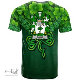 ScotsTee Shop Irish Going Coat of Arms Irish T Shirt Irish Shamrock Triangle Style
