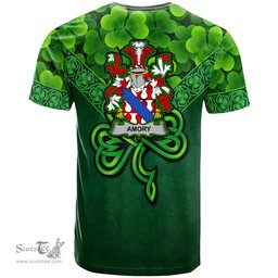 ScotsTee Shop Irish Amory Coat of Arms Irish T Shirt Irish Shamrock Triangle Style