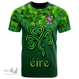 ScotsTee Shop Irish Amory Coat of Arms Irish T Shirt Irish Shamrock Triangle Style
