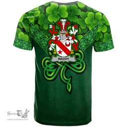 ScotsTee Shop Irish Waddy Coat of Arms Irish T Shirt Irish Shamrock Triangle Style