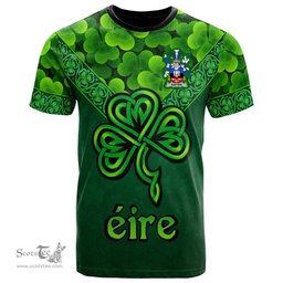 ScotsTee Shop Irish Rafter Coat of Arms Irish T Shirt Irish Shamrock Triangle Style