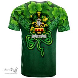 ScotsTee Shop Irish Hill Coat of Arms Irish T Shirt Irish Shamrock Triangle Style