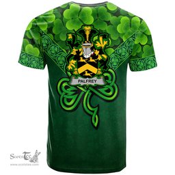 ScotsTee Shop Irish Palfrey Coat of Arms Irish T Shirt Irish Shamrock Triangle Style